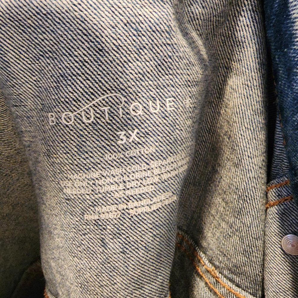 Distressed Jean Jacket - image 6